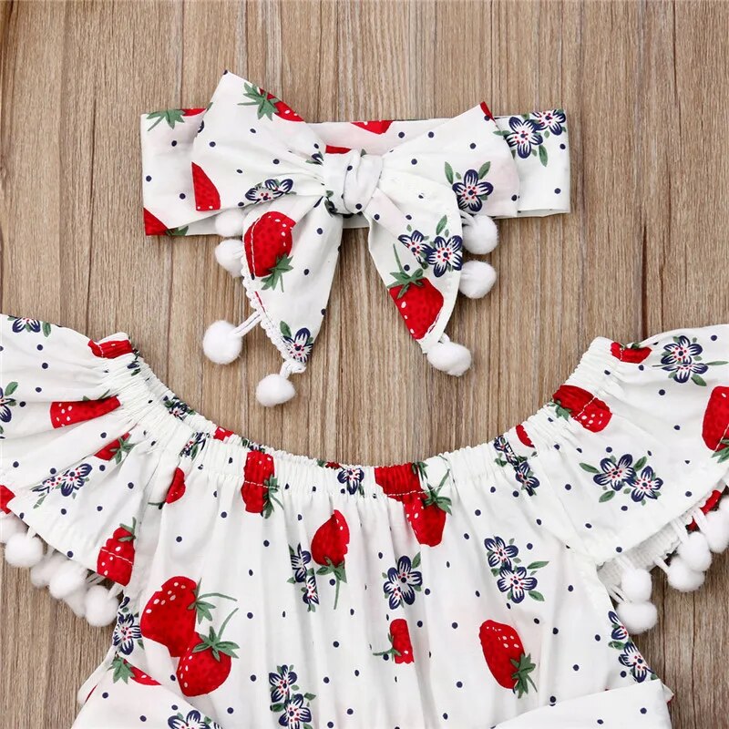 Strawberry Print Bodysuit