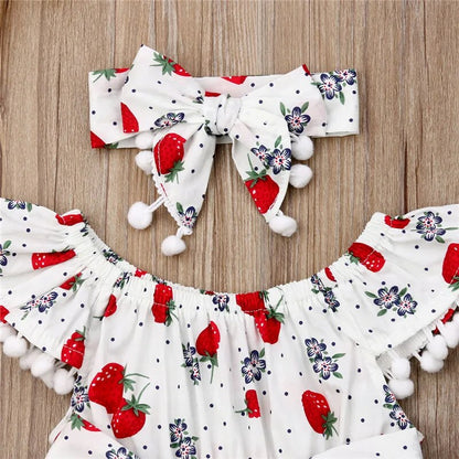 Strawberry Print Bodysuit