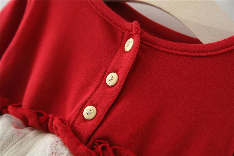 Long Sleeve Floral Gown Dress