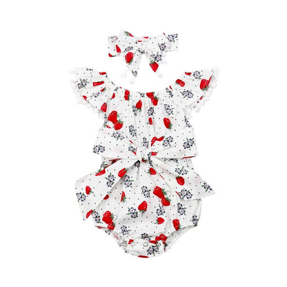 Strawberry Print Bodysuit