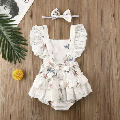 Deer Print Romper