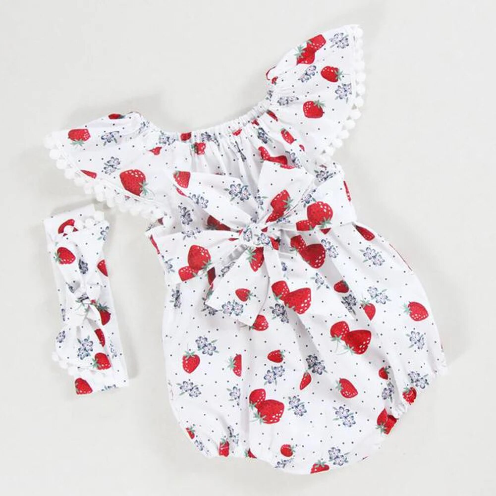 Strawberry Print Bodysuit