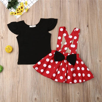 Short Sleeve Polka Dot Dress