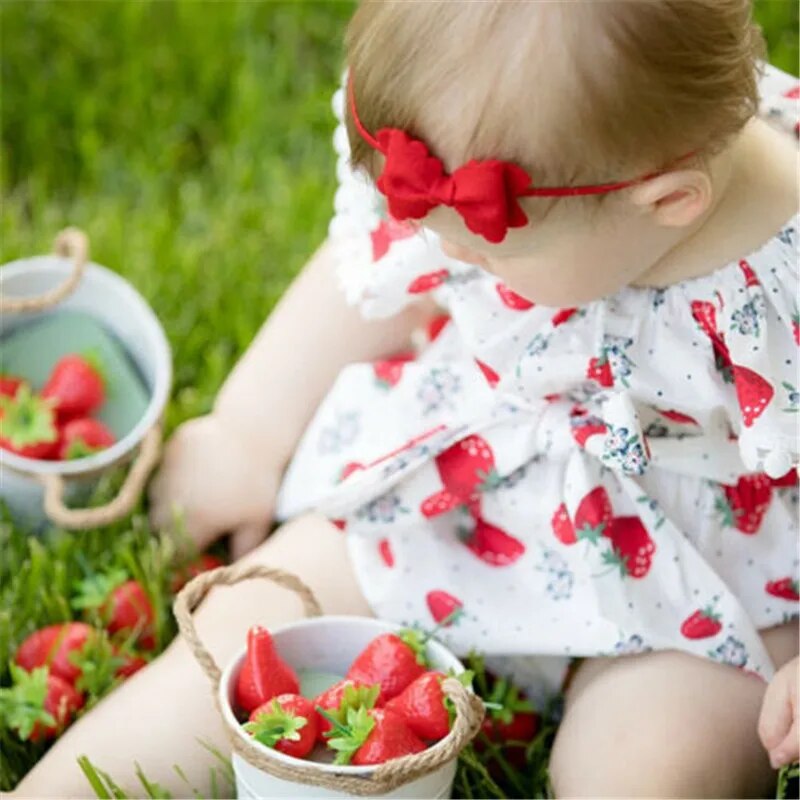 Strawberry Print Bodysuit