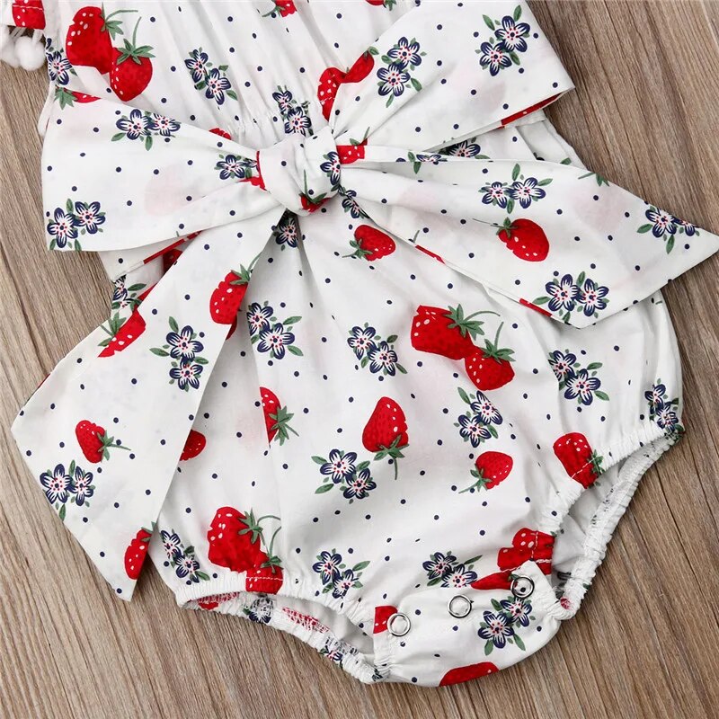Strawberry Print Bodysuit