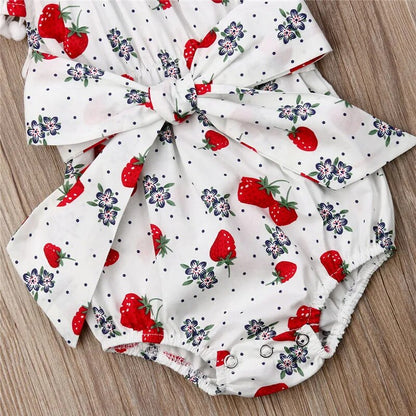 Strawberry Print Bodysuit