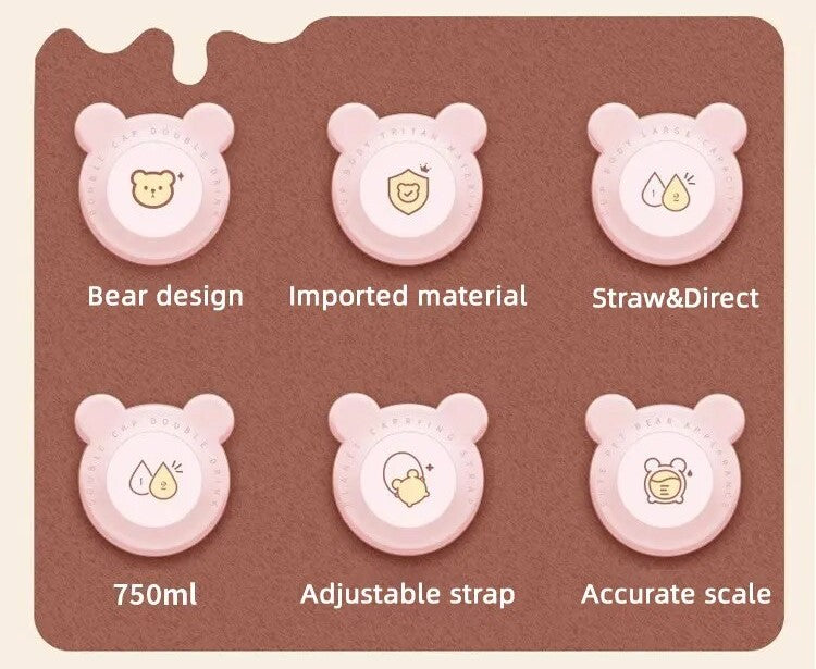 Cute Bear Water Bottle