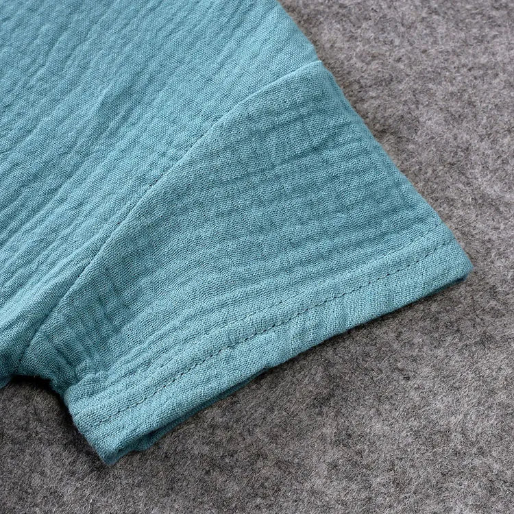 Linen Short Sleeve Set