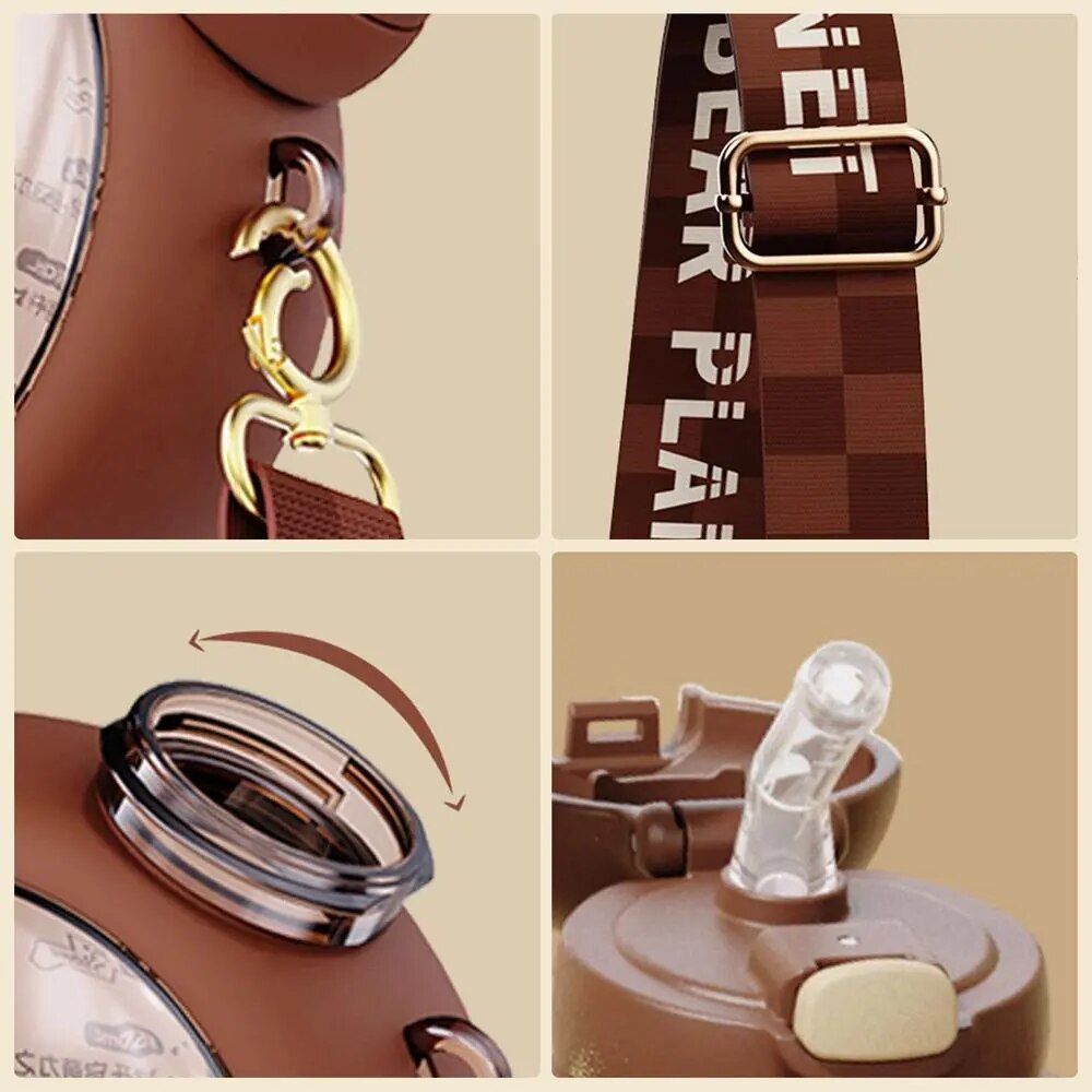 Cute Bear Water Bottle