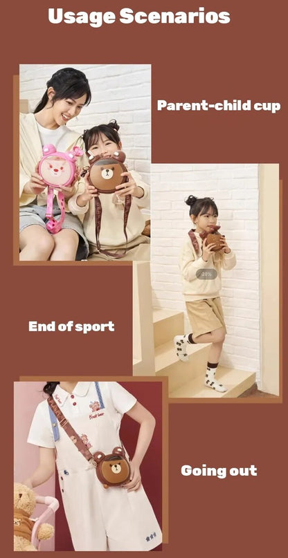 Cute Bear Water Bottle