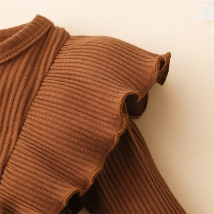 Plaid Rib Knit Dress