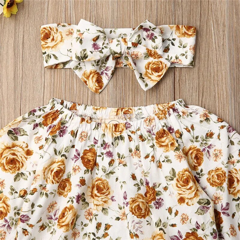 Long Sleeve Floral Romper