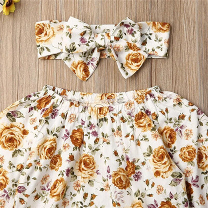 Long Sleeve Floral Romper