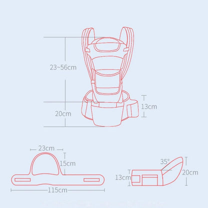6 In 1 Ergonomic Baby Carrier